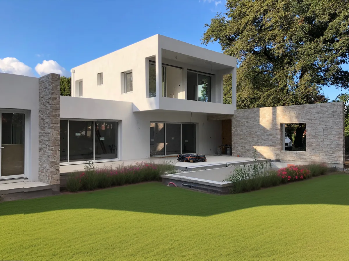 Réalisation de construction de maison par CGB Batiment 17, maçon à Rétaud